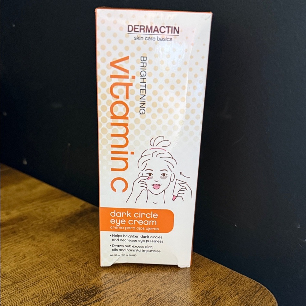 Dermactin Skin Care Basics Brightening Vitamin C Dark Circle Eye Cream